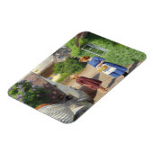 Magnet Flexible Fête de l'été au Danemark (mère et fille) (Côté Gauche)