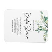 Magnet Flexible Fête de mariage écrite à la main  (Horizontal)