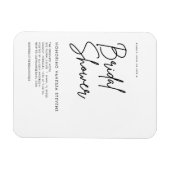 Magnet Flexible Fête de mariage manuscrite (Horizontal)