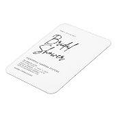 Magnet Flexible Fête de mariage manuscrite (Côté Gauche)