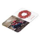 Magnet Flexible Fête de Noël des baies d'aquarelle (Côté Gauche)