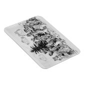 Magnet Flexible Fête de Noël des chats Louis Wain (Côté Droit)