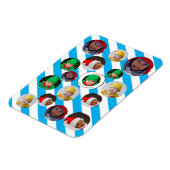 Magnet Flexible Fête de Noël 🎄 photo personnalisée (Côté Gauche)