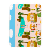 Magnet Flexible Fête de Piscine Groovy Jet Set (Vertical)