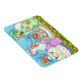 Magnet Flexible FÊTE DE POULES, AMIS À PLUMES DE CAMPAGNE Drôle (Côté Droit)