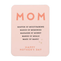 Fête des mères acronyme de Mère mignonne drôle Car