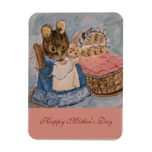 Magnet Flexible Fête des mères Beatrix Potter (Vertical)