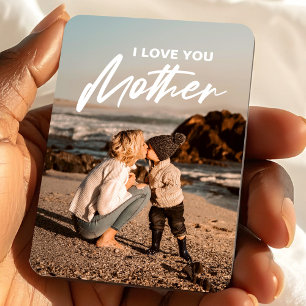 Magnet Flexible Fête des mères   Cadeau photo minimaliste moderne