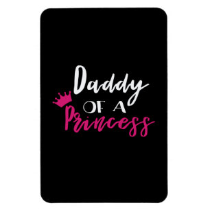 Magnet Flexible Fête des pères Papa D'Une Princesse