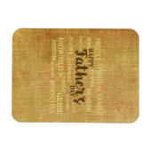 Magnet Flexible Fête des pères religieux, Qualités du père (Horizontal)