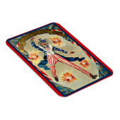 Magnet Flexible Fête du 4 juillet - Oncle Sam, (Côté Droit)