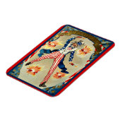 Magnet Flexible Fête du 4 juillet - Oncle Sam, (Côté Gauche)