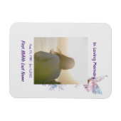 Magnet Flexible Fête du papillon du souvenir de la vie (Horizontal)