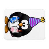 Magnet Flexible Fête du Pingouin (Horizontal)