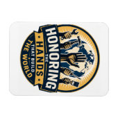 Magnet Flexible Fête du Travail  (Horizontal)