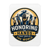 Magnet Flexible Fête du Travail  (Vertical)