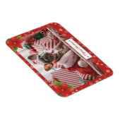 Magnet Flexible Fêtes de Noël personnalisées Photo (Côté Droit)