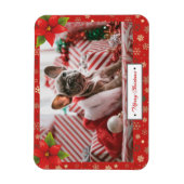 Magnet Flexible Fêtes de Noël personnalisées Photo (Vertical)