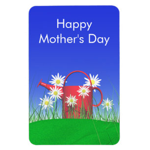 Magnet Flexible Fêtes des mères et canettes d'arrosage