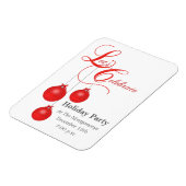 Magnet Flexible Fêtons Noël Sauvez la date (Côté Gauche)