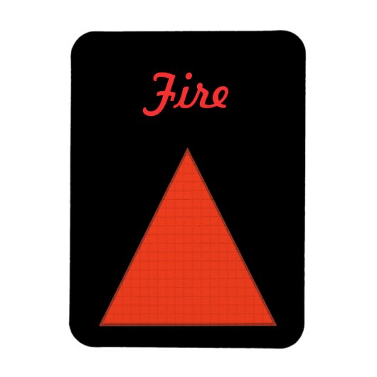 Magnet Flexible Feu (Vertical)