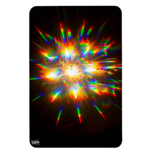 Magnet Flexible Feu d'artifice à travers des lunettes 3D 1