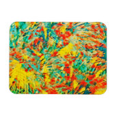 Magnet Flexible Feu d'artifice Arc-en-ciel Fête Art Abstrait (Horizontal)