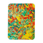 Magnet Flexible Feu d'artifice Arc-en-ciel Fête Art Abstrait (Vertical)