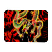 Magnet Flexible Feu de dragon oriental sur Lucky Energy (Horizontal)