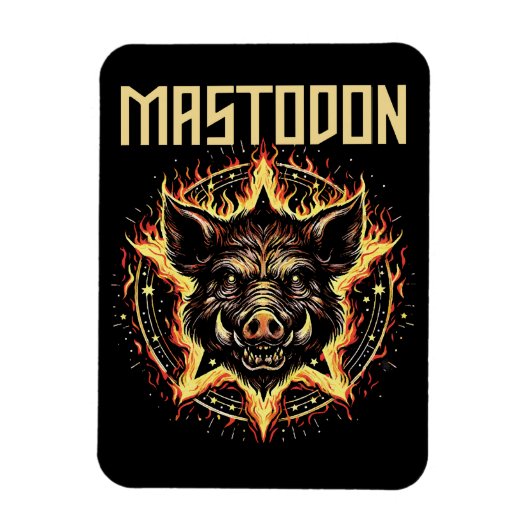 Magnet Flexible Feu de sanglier Mastodonte (Vertical)