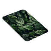 Magnet Flexible Feuillage de feuille de la jungle verte profonde (Côté Droit)