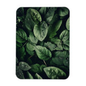 Magnet Flexible Feuillage de feuille de la jungle verte profonde (Vertical)