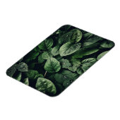 Magnet Flexible Feuillage de feuille de la jungle verte profonde (Côté Gauche)