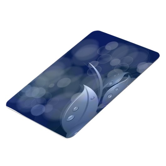 Magnet Flexible Feuille de Blue Bokeh (Côté Gauche)