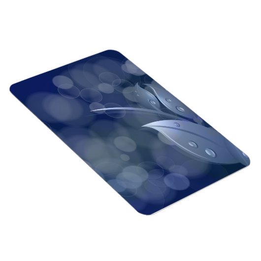 Magnet Flexible Feuille de Blue Bokeh (Côté Droit)