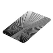Magnet Flexible Feuille de palme chromé Art déco (Côté Gauche)