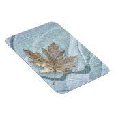 Magnet Flexible Feuille d'érable congelée sur glace (Côté Droit)