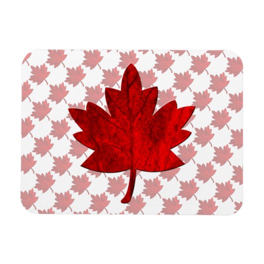 Magnet Flexible Feuille d'érable du Canada par Shirley Taylor (Horizontal)