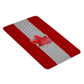 Magnet Flexible Feuille d'érable rouge canadienne à la fibre de ca (Côté Droit)