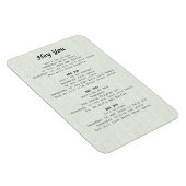 Magnet Flexible feuille magnétique-Hey you - (Côté Droit)
