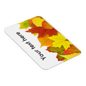 Magnet Flexible Feuilles d'automne colorées (Côté Droit)