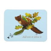 Magnet Flexible Feuilles d'automne de Pine Marten (Horizontal)