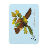 Magnet Flexible Feuilles d'automne de Pine Marten (Vertical)