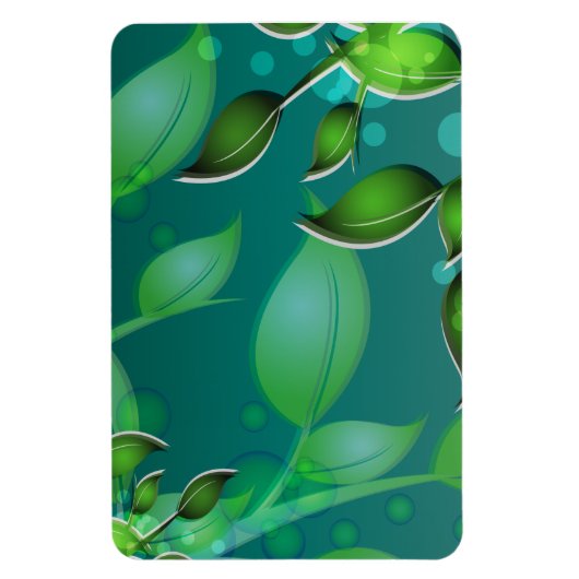 Magnet Flexible Feuilles de jardin frais (Vertical)