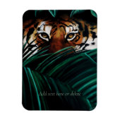 Magnet Flexible Feuilles de la jungle verte de Tiger (Vertical)