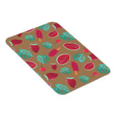 Magnet Flexible Feuilles de pavot, cerise, fraise et pastèque (Côté Droit)