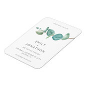 Magnet Flexible Feuilles Minimaux D'Eucalyptus Bleu Enregistrer Le (Côté Gauche)