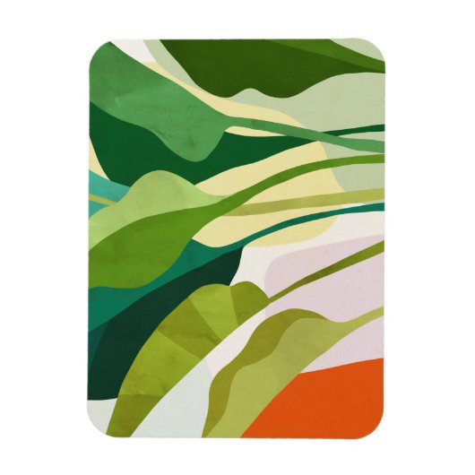 Magnet Flexible Feuilles tropicaux (Vertical)