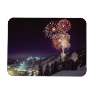 Magnet Flexible Feux d'artifice au Big Mountain Resort à Whitefish