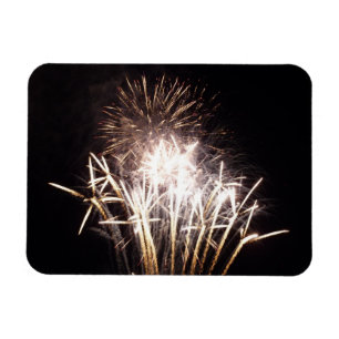 Magnet Flexible Feux d'artifice blancs et or I Célébration patriot